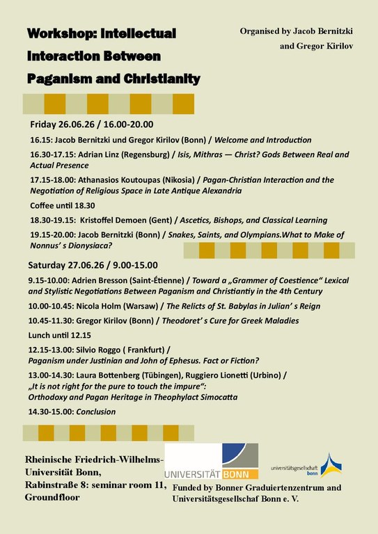 Programm Workshop intellectual interactions
